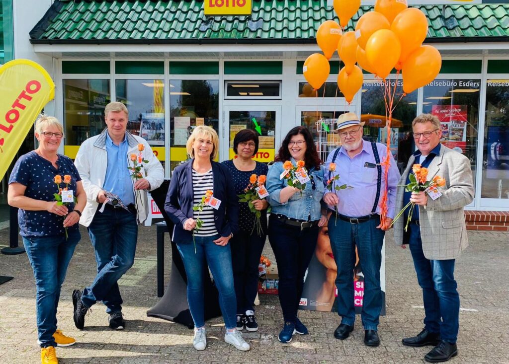 Viele Rosen und tolle Gespräche